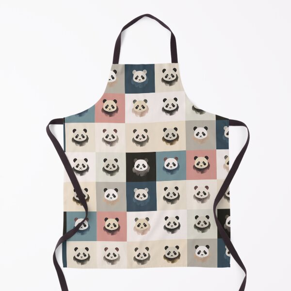 Item preview, Pastel patchwork pandas designed and sold by uunaa.