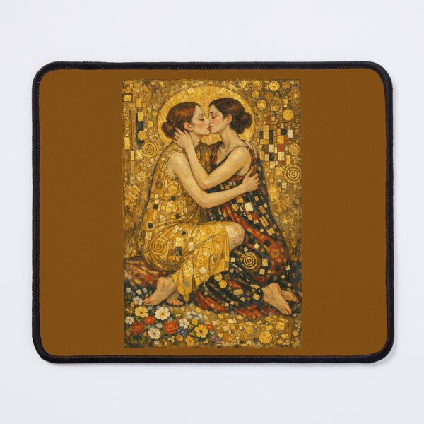 Item preview, Klimt Style Art of Female Lovers Embrace designed and sold by Halifaxartguy.