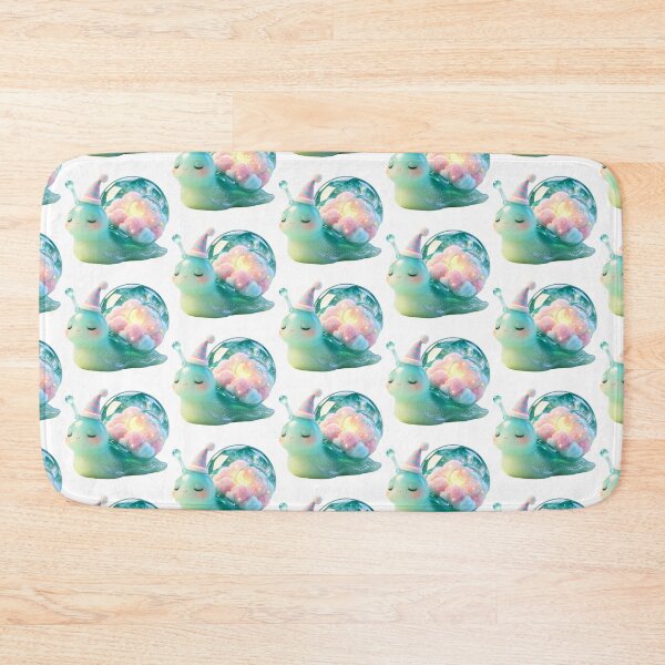Item preview, Emerald Snail - Sleepy Rainbow Cloud & Moon Bedtime Guardian designed and sold by ABYSSLAB.