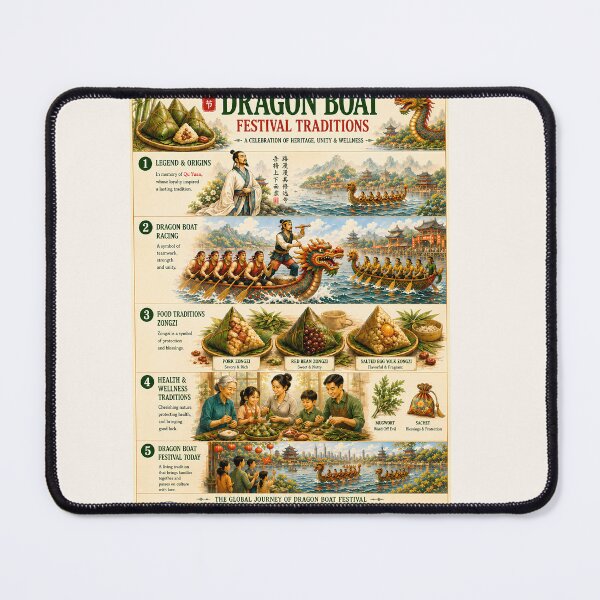 Item preview, The Story of Dragon Boat Festival Traditions designed and sold by Easternpantry.