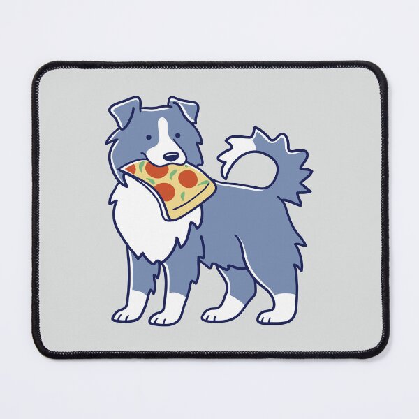 Item preview, Border Collie and Pizza designed and sold by Wlaurence.