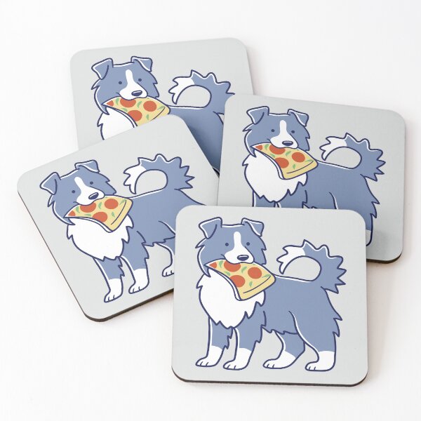 Item preview, Border Collie and Pizza designed and sold by Wlaurence.