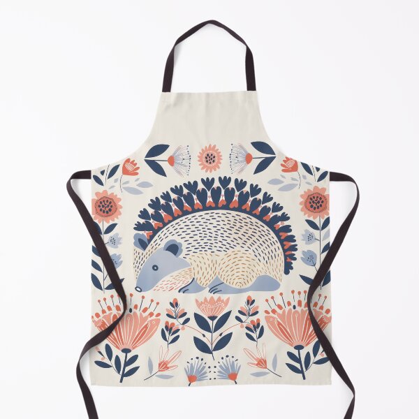 Item preview, Scandinavian Folk Art, Floral Hedgehog designed and sold by xiao xuans.