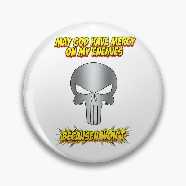 Item preview, May God Have Mercy On My Enemies Skull designed and sold by TshirtsOnline-.