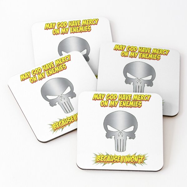 Item preview, May God Have Mercy On My Enemies Skull designed and sold by TshirtsOnline-.