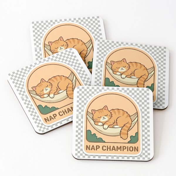 Item preview, Sleeping Cat - Nap champion designed and sold by Petcarewithme.