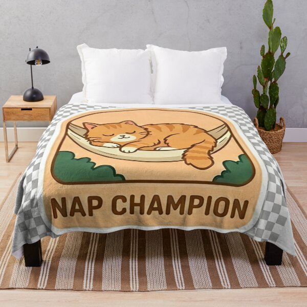 Item preview, Sleeping Cat - Nap champion designed and sold by Petcarewithme.