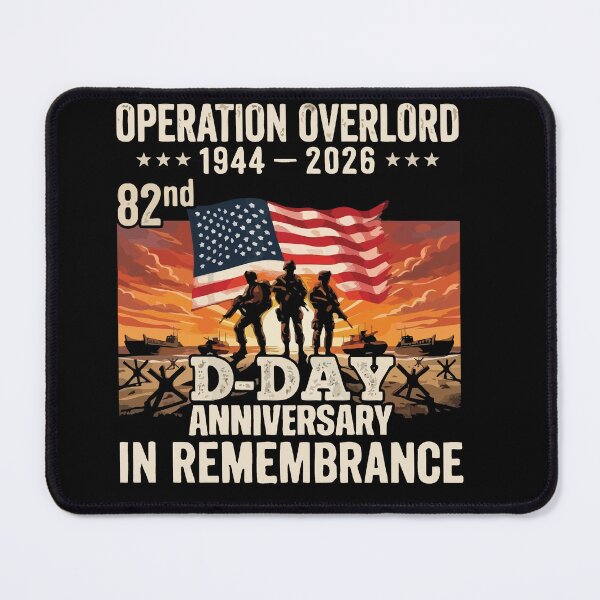 Item preview, D-Day 82nd Anniversary Operation Overlord Normandy 1944 Historical Tribute designed and sold by BOUCHERIT amine.