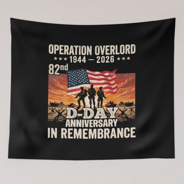 Item preview, D-Day 82nd Anniversary Operation Overlord Normandy 1944 Historical Tribute designed and sold by BOUCHERIT amine.