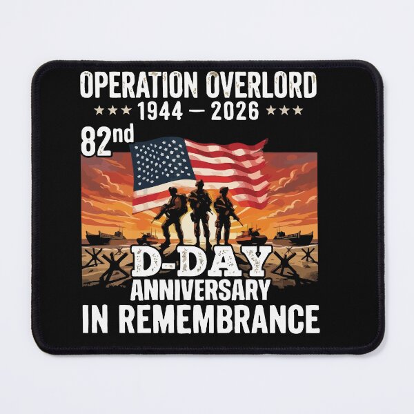 Item preview, D-Day 82nd Anniversary Operation Overlord Normandy 1944 Historical Tribute designed and sold by BOUCHERIT amine.
