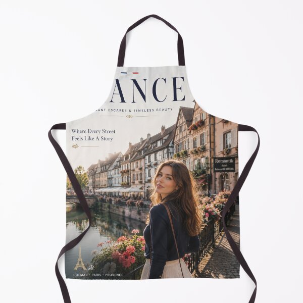 Item preview, France Travel Poster – Colmar Fairytale Streets, French Countryside & Elegant European Wall Art designed and sold by Inkora-Art.