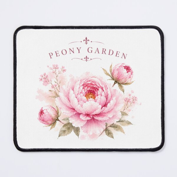 Item preview, Peony Garden – Vintage Watercolor Floral Art designed and sold by Blueberry-art23.