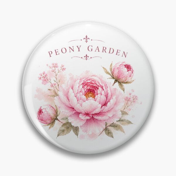 Item preview, Peony Garden – Vintage Watercolor Floral Art designed and sold by Blueberry-art23.