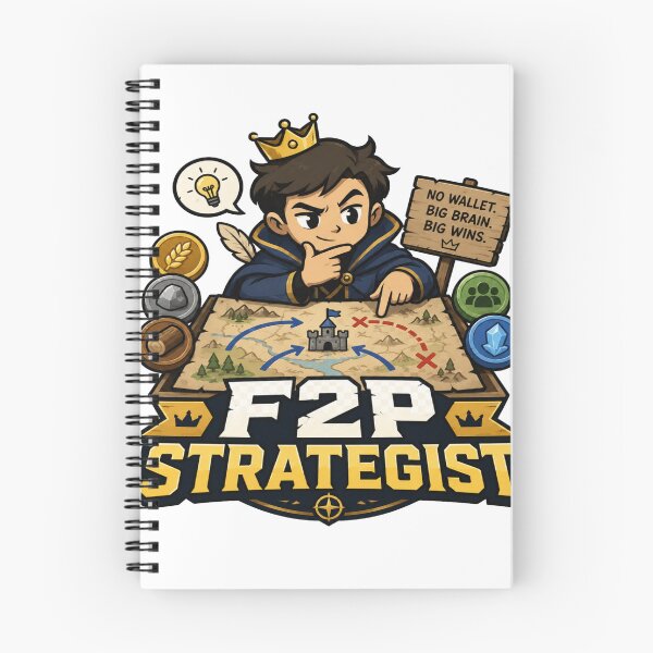 Item preview, F2P Strategist Free To Play Gamer Shirt & Sticker designed and sold by Super Glopz.