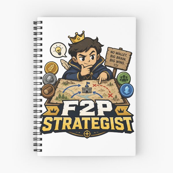 Item preview, F2P Strategist Free To Play Gamer Shirt & Sticker designed and sold by Super Glopz.