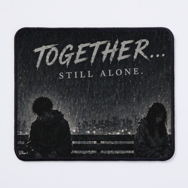 Item preview, TOGETHER YET ALONE | Side By Side, Worlds Apart designed and sold by NovaInfinityStudio.