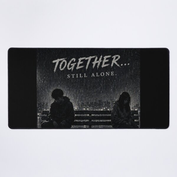 Item preview, TOGETHER YET ALONE | Side By Side, Worlds Apart designed and sold by NovaInfinityStudio.