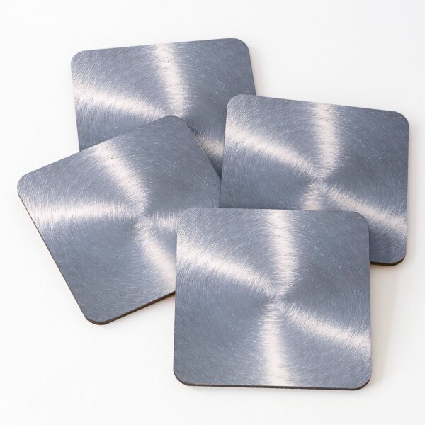 Item preview, (Faux) Silver Metallic Stainless Steel Hues Pattern designed and sold by DEC02.