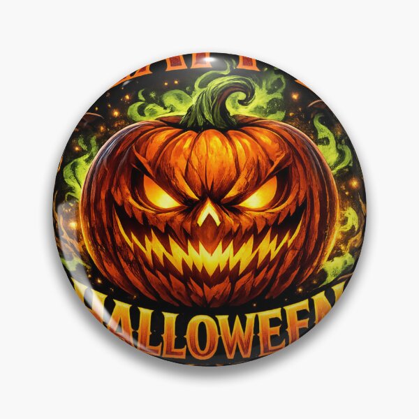 Item preview, Glowing Pumpkin Happy Halloween designed and sold by redsharkuk.