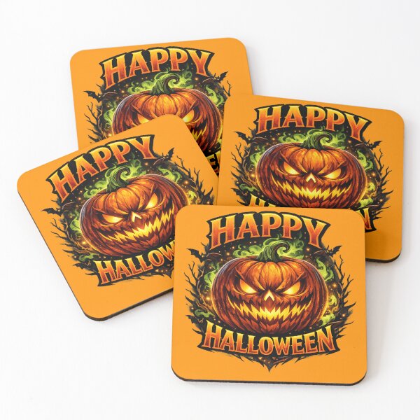 Item preview, Glowing Pumpkin Happy Halloween designed and sold by redsharkuk.
