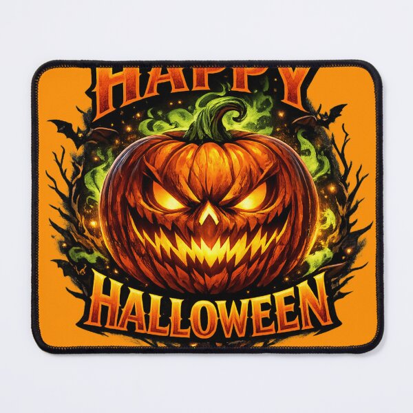 Item preview, Glowing Pumpkin Happy Halloween designed and sold by redsharkuk.