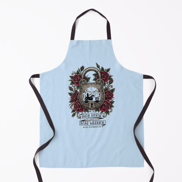Item preview, Vintage Padlock Custom Chopper Motorcycle Tattoo Flash designed and sold by RetroRewind Studio.