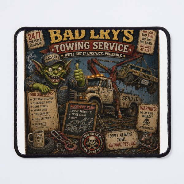 Item preview, BAD LRY - Towing Service designed and sold by WrenchCorps.