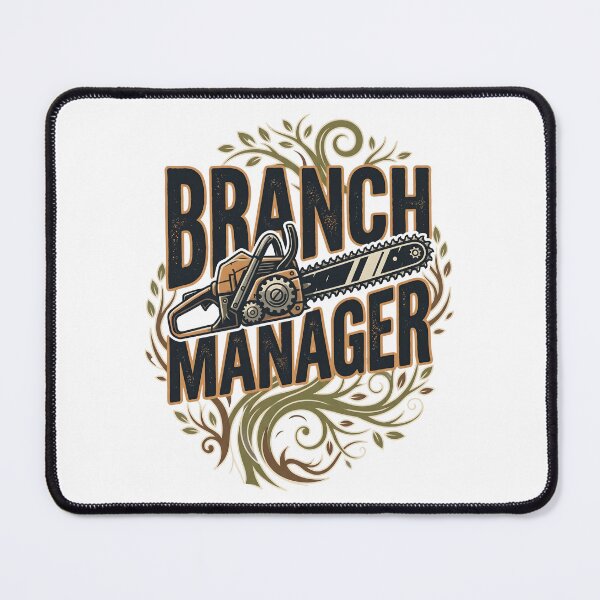 Item preview, Funny Arborist Pun Branch Manager Chainsaw Lumberjack Logger designed and sold by Leonardo Palumbo.