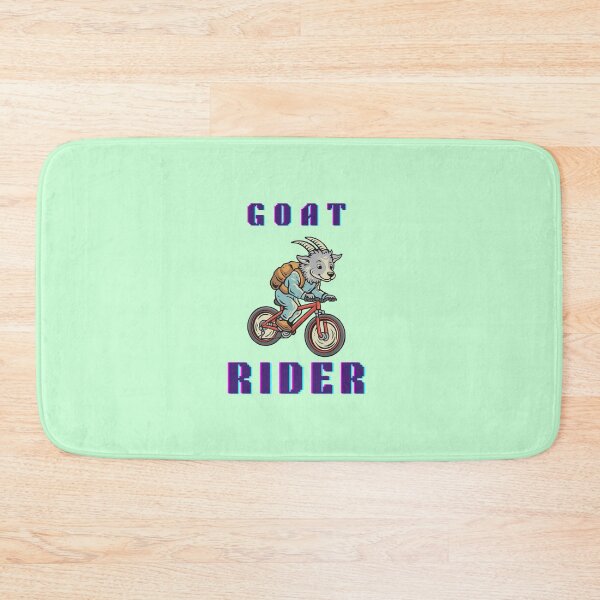 Item preview, Goat rider retro cycling goat mountain biker designed and sold by creativerooney.