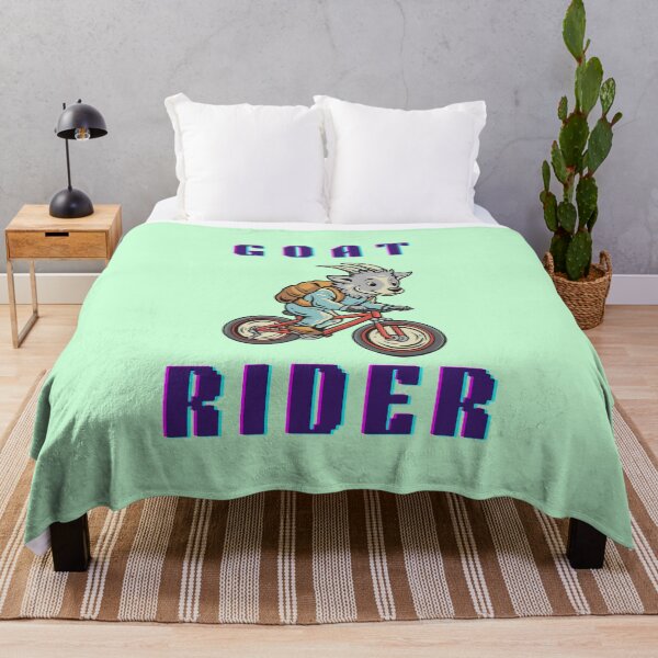Item preview, Goat rider retro cycling goat mountain biker designed and sold by creativerooney.