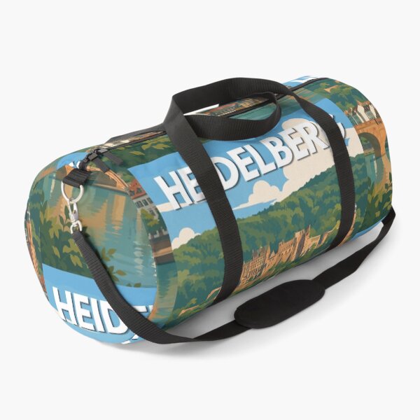Item preview, Heidelberg in Baden-Württemberg, Germany, Vintage Art Travel Landscape designed and sold by MaateoDesign.
