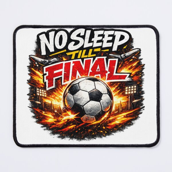 Item preview, No Sleep Till Final Soccer Championship Fan Design designed and sold by Winetastic-Art.