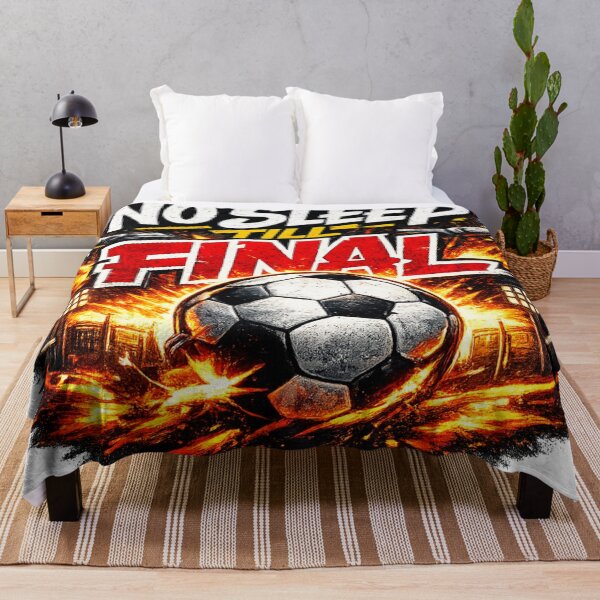 Item preview, No Sleep Till Final Soccer Championship Fan Design designed and sold by Winetastic-Art.