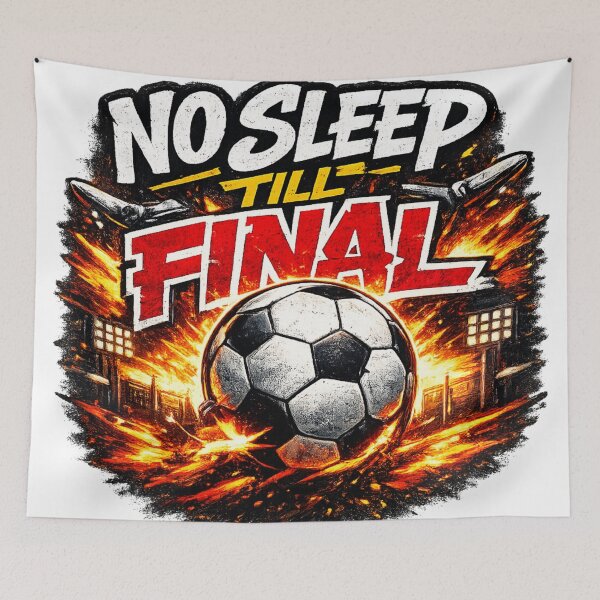 Item preview, No Sleep Till Final Soccer Championship Fan Design designed and sold by Winetastic-Art.