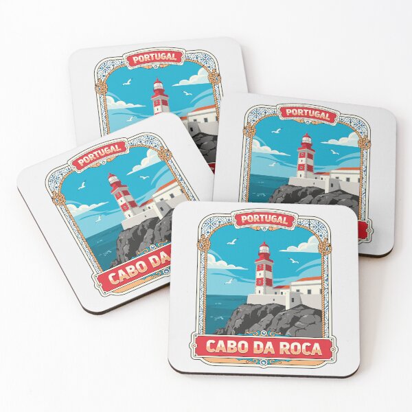 Item preview, Vintage Cabo da Roca Portugal – Retro Lighthouse Travel Poster designed and sold by just-quotes.