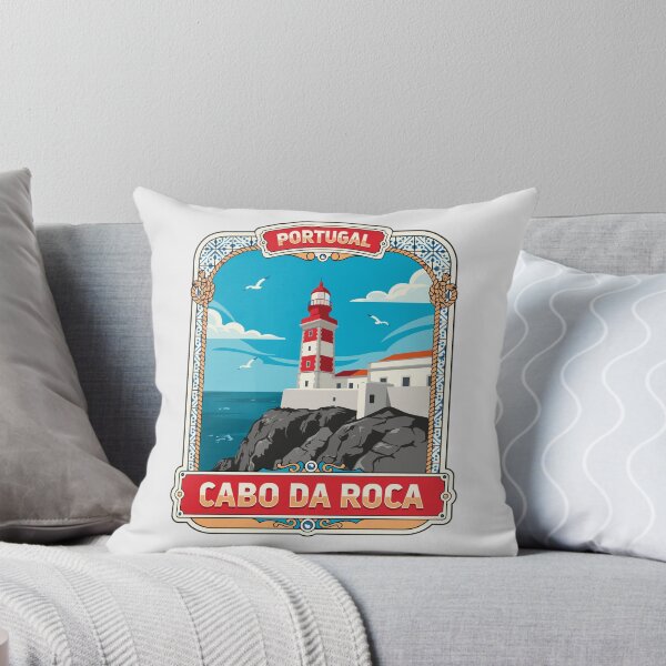 Item preview, Vintage Cabo da Roca Portugal – Retro Lighthouse Travel Poster designed and sold by just-quotes.