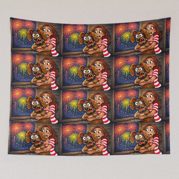 Item preview, Fireworks Fright Night designed and sold by The Art Queen Of Michigan .