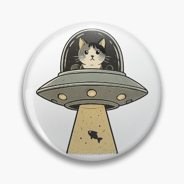 Item preview, Cat UFO designed and sold by EvilSkullofc.