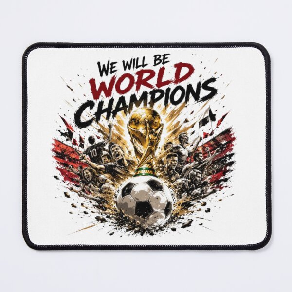 Item preview, We Will Be World Champions Football Soccer Victory Art designed and sold by RashaTheBest.