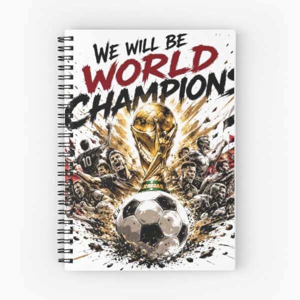 Item preview, We Will Be World Champions Football Soccer Victory Art designed and sold by RashaTheBest.