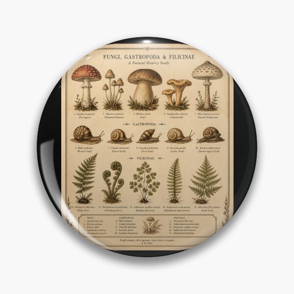 Item preview, Vintage Fungi Botanical Poster designed and sold by Mr-AShop.