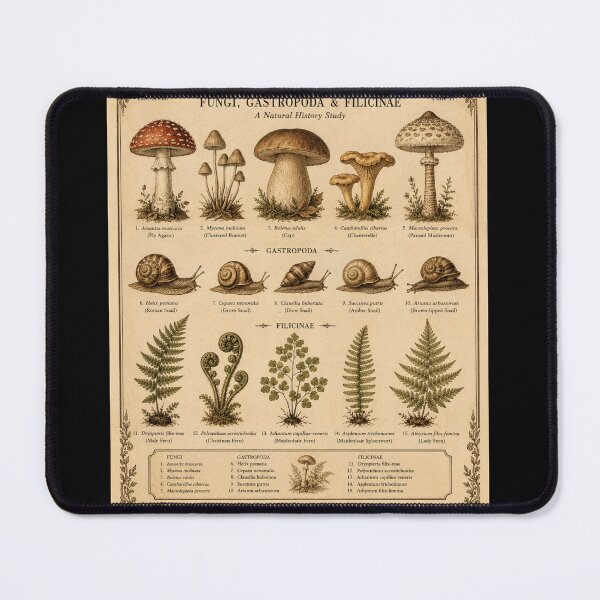 Item preview, Vintage Fungi Botanical Poster designed and sold by Mr-AShop.