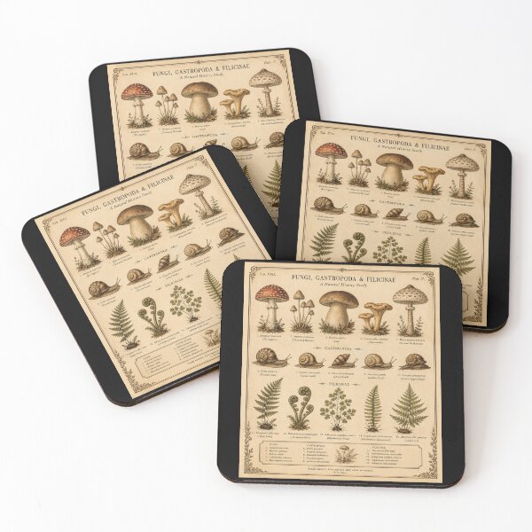 Item preview, Vintage Fungi Botanical Poster designed and sold by Mr-AShop.