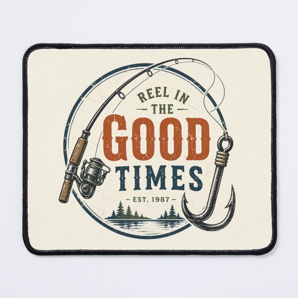 Item preview, Gone Fishing Vintage Fisherman Art designed and sold by 0606PM.
