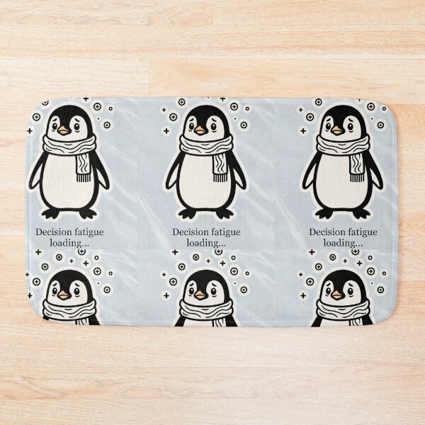 Item preview, Decision Fatigue Loading Funny Penguin Design | Introvert Anxiety Humor Gift designed and sold by GalleryPeak.