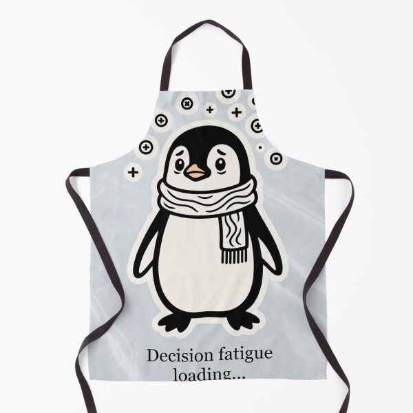 Item preview, Decision Fatigue Loading Funny Penguin Design | Introvert Anxiety Humor Gift designed and sold by GalleryPeak.