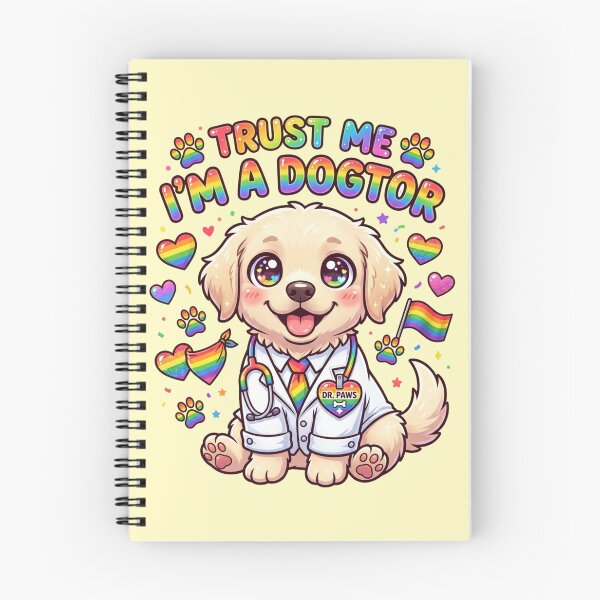 Item preview, Trust Me I'm A Dogtor Cute Rainbow Puppy Pride Month Dog Lover Humor Gift For Kids Women And Pet Parents designed and sold by Im-Ara.