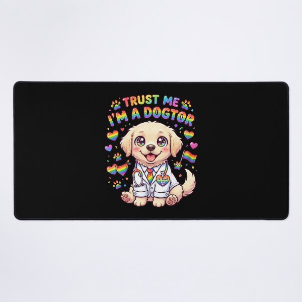 Item preview, Trust Me I'm A Dogtor Cute Rainbow Puppy Pride Month Dog Lover Humor Gift For Kids Women And Pet Parents designed and sold by Im-Ara.