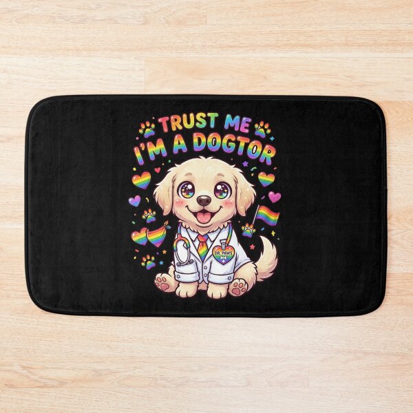 Item preview, Trust Me I'm A Dogtor Cute Rainbow Puppy Pride Month Dog Lover Humor Gift For Kids Women And Pet Parents designed and sold by Im-Ara.