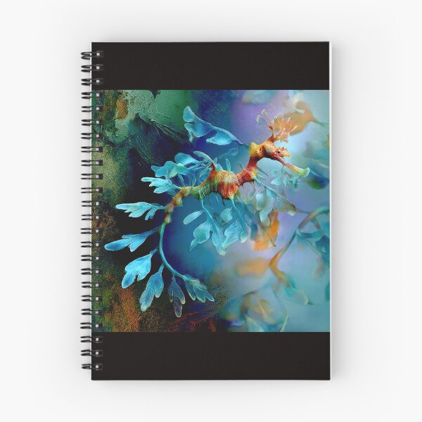 Item preview, Ethereal Drift: The Leafy Sea Dragon in Abstract Repose designed and sold by Helios Be. Lavsh.